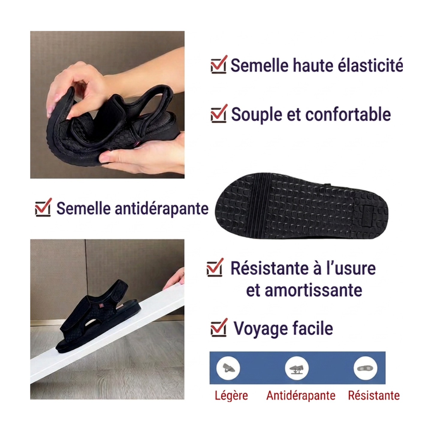 Chaussons à confort Orthopédique - Lesvagos