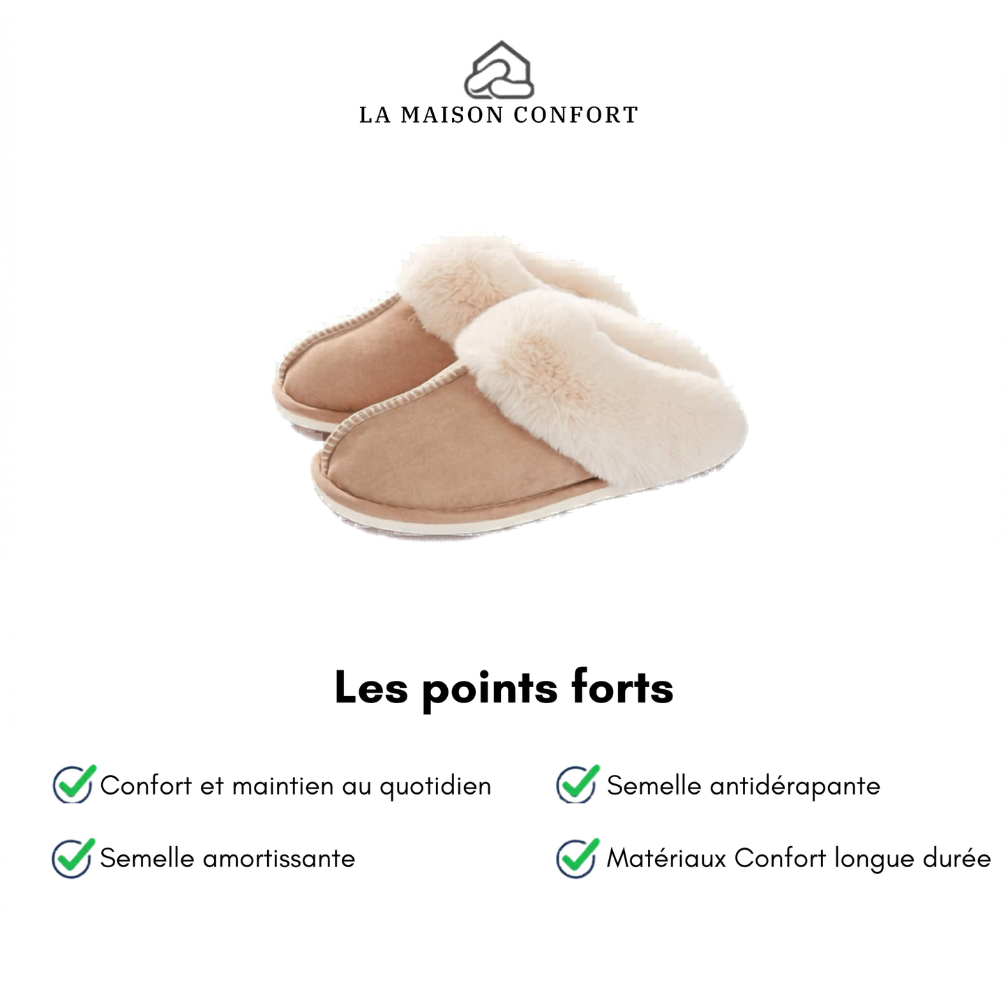 Chaussons Femme Fourrée - Calmada