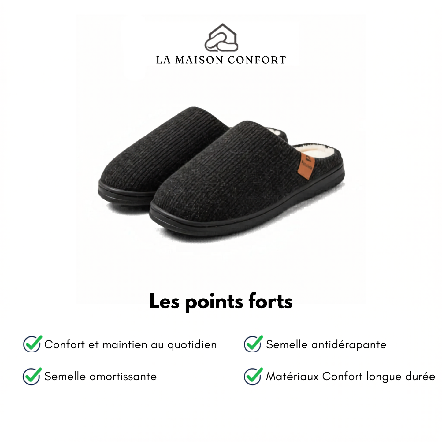 Men's Memory Foam Slippers - Calmo
