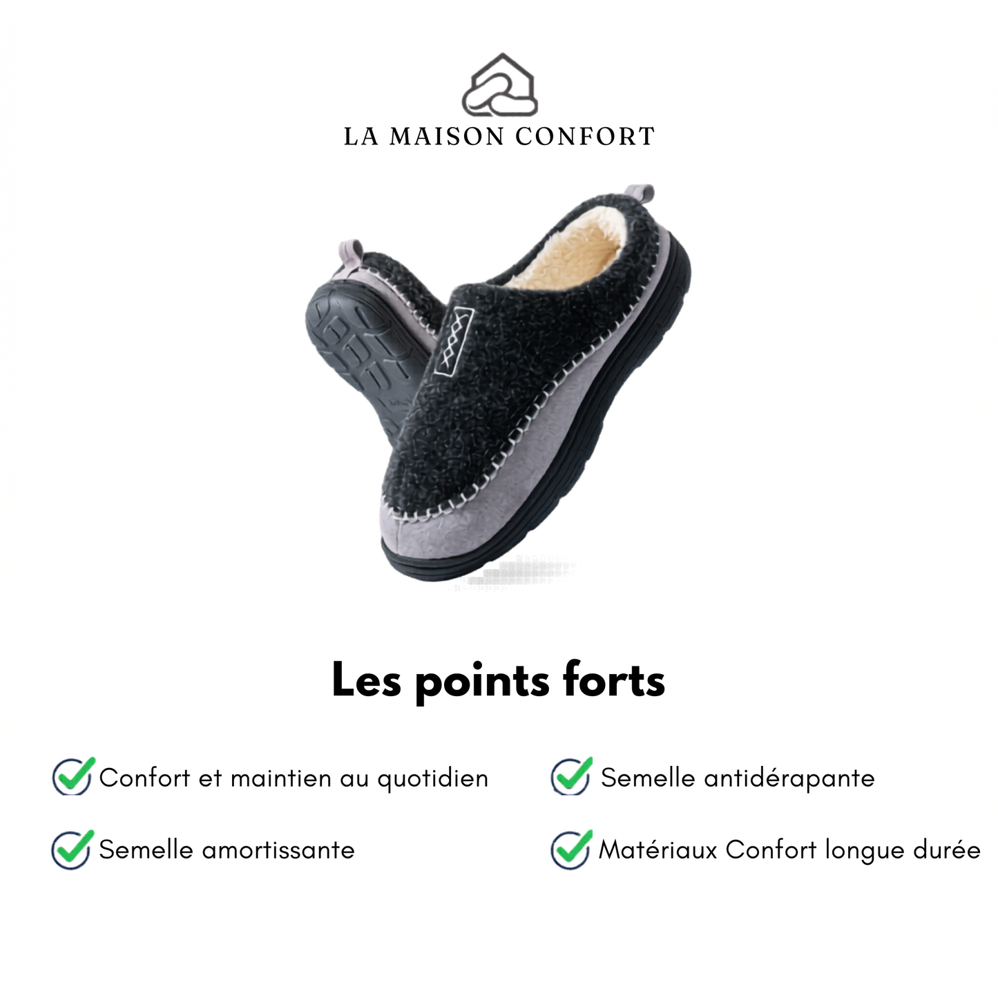 Chaussons Charentaise Homme - Calmizo