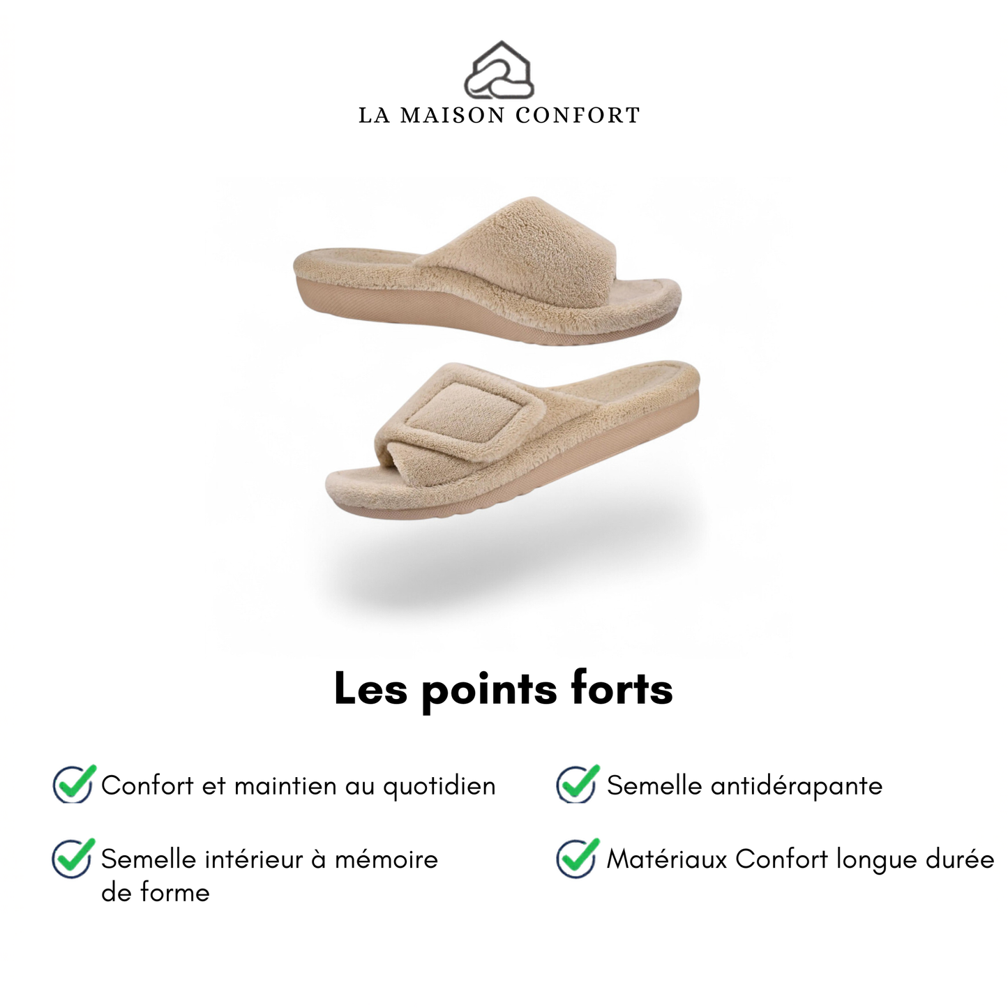 Chaussons à confort Orthopédique - Orthomova