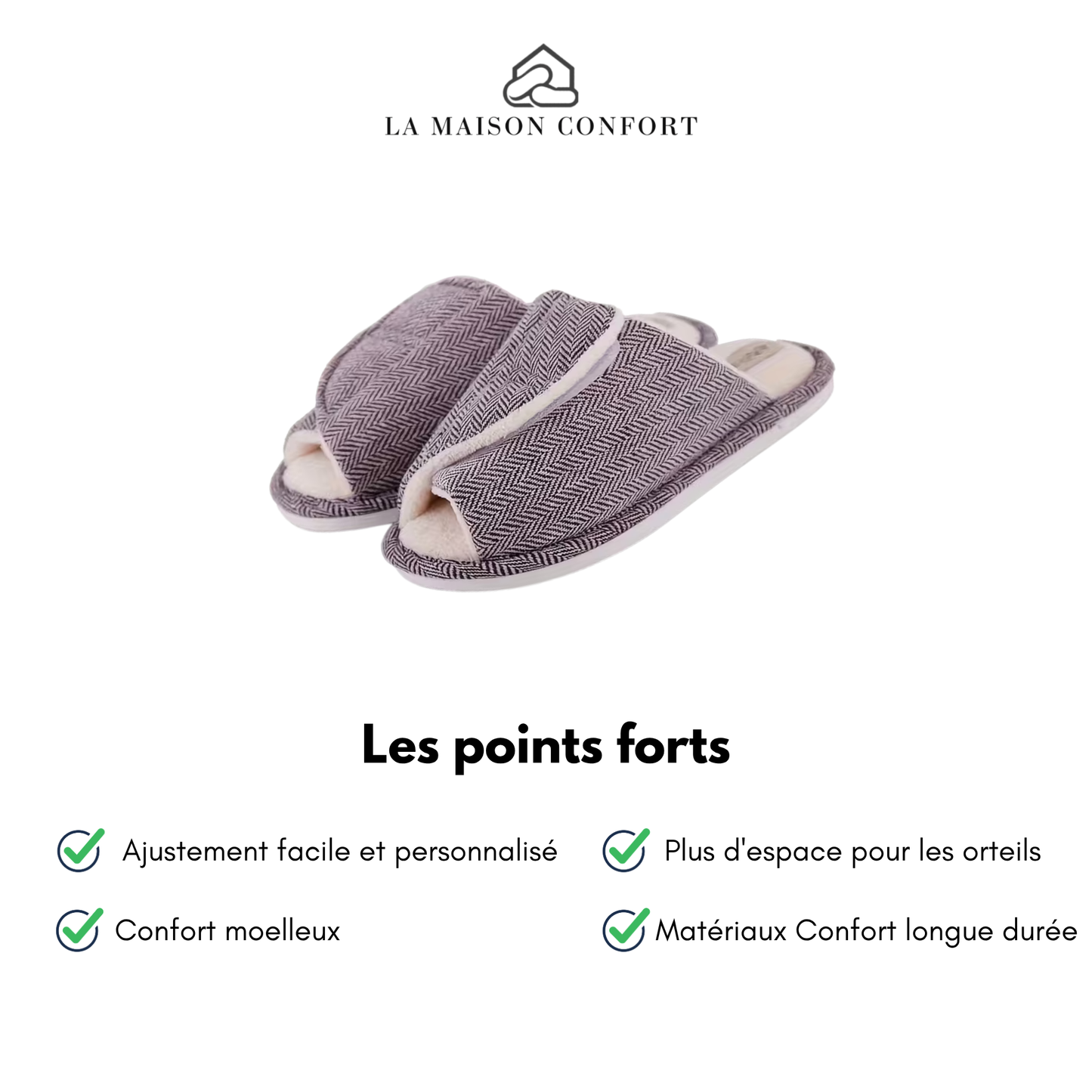 Chaussons à confort Orthopédique - Orthomiro