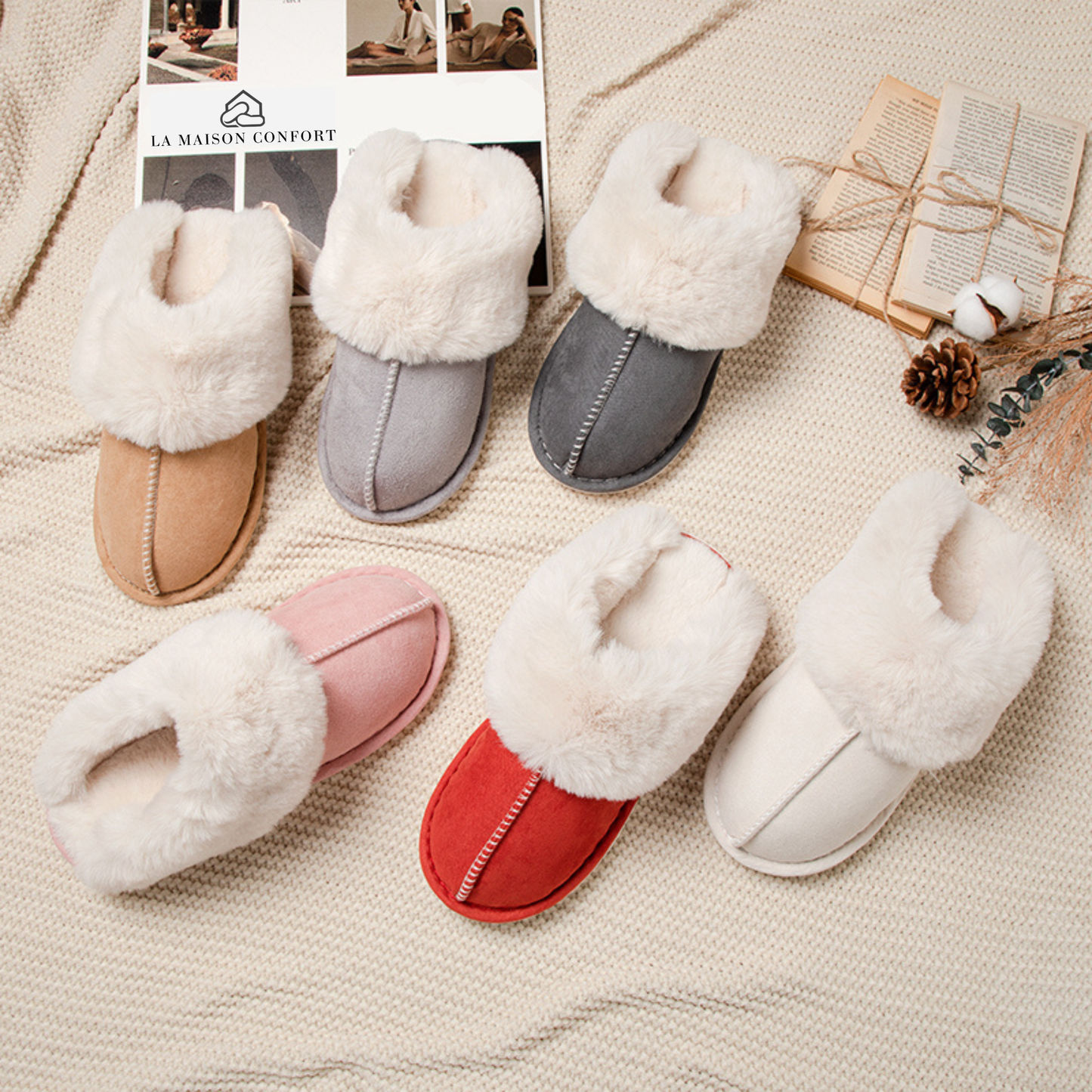 Chaussons Femme Fourrée - Calmada