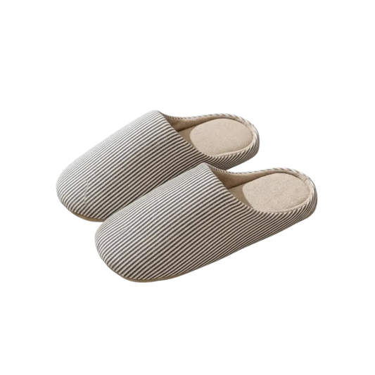Chaussons Minimalistes Rayés - Calmio