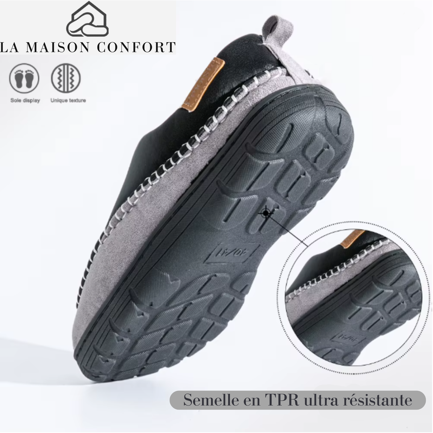 Chaussons Charentaise Homme - Pmoiste Calmito