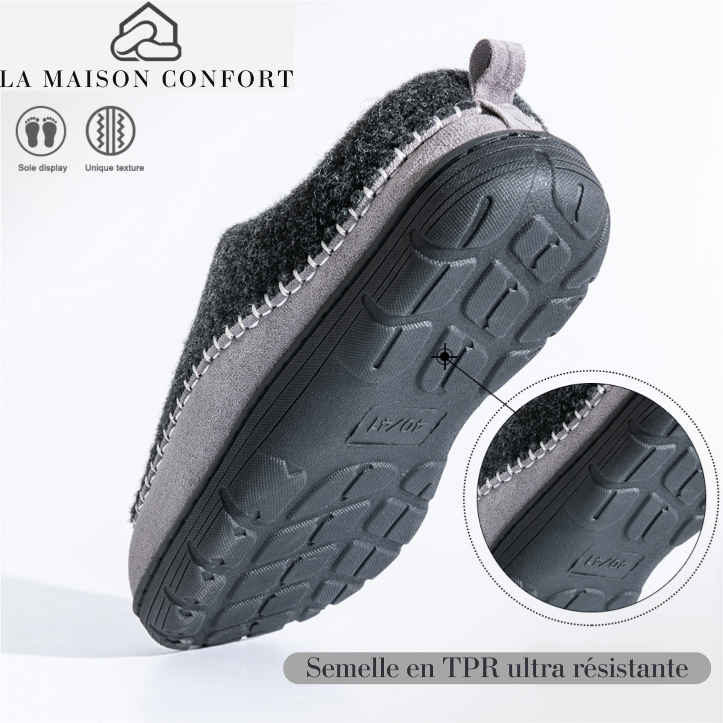 Chaussons Charentaise Homme - Calmizo