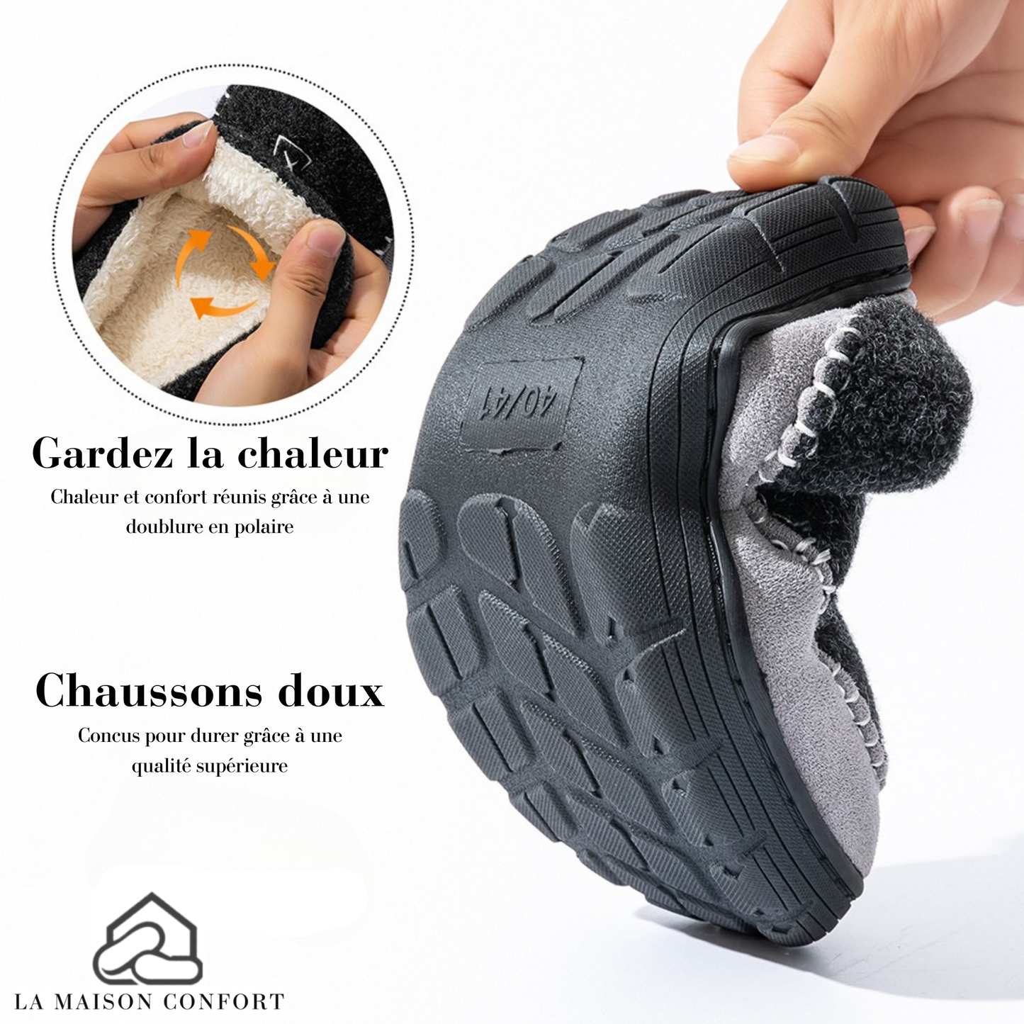 Chaussons Charentaise Homme - Calmizo
