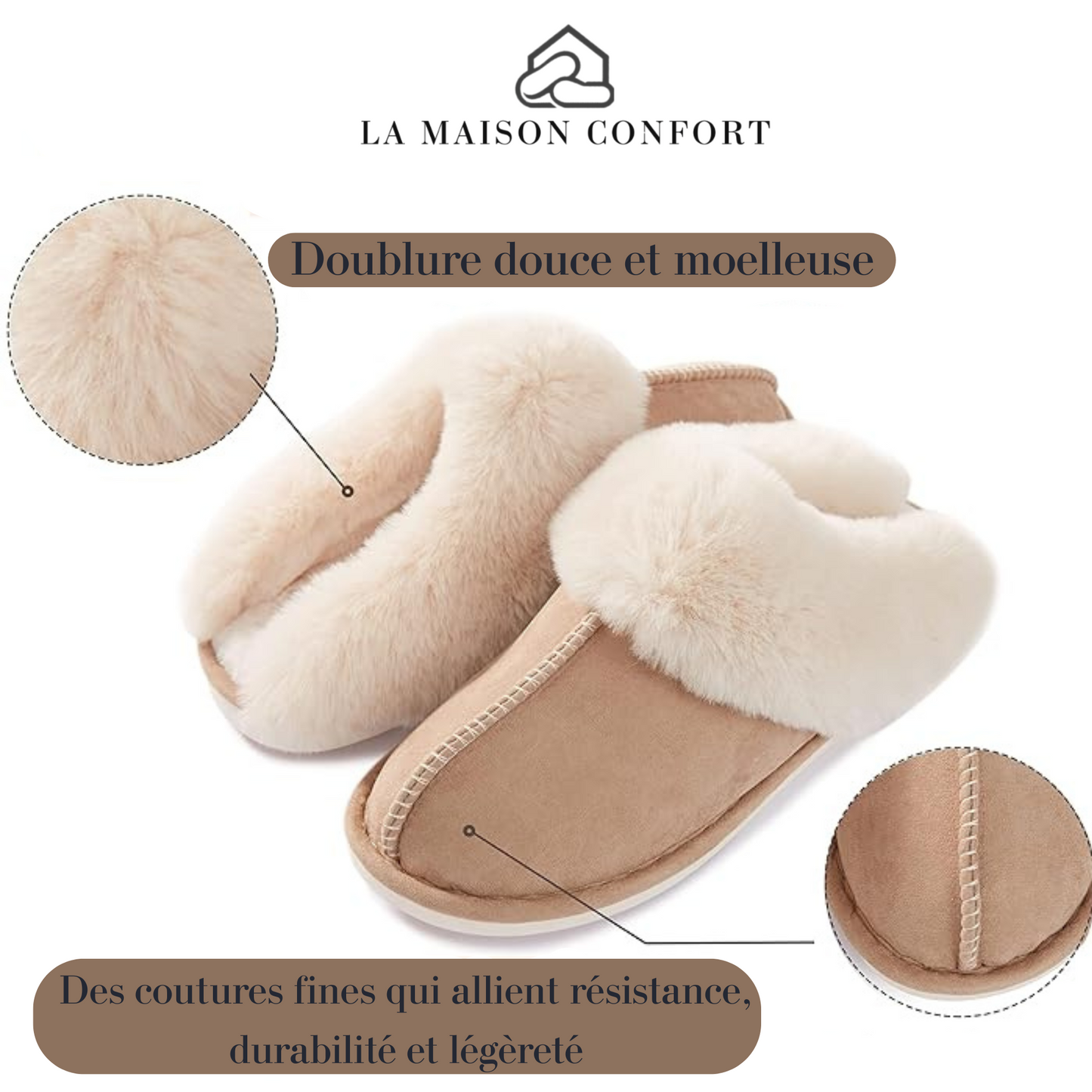 Chaussons Femme Fourrée - Calmada