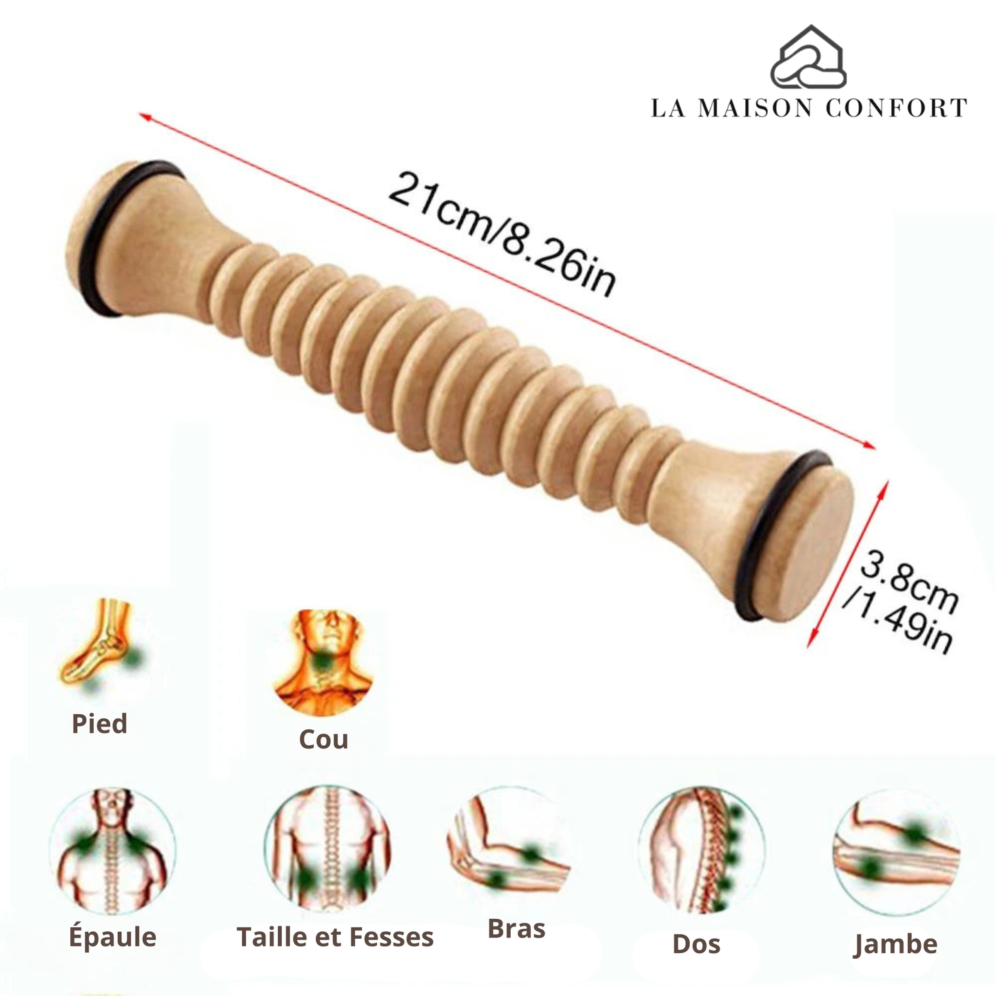 Rouleau de Massage des Pieds - PodiaZen
