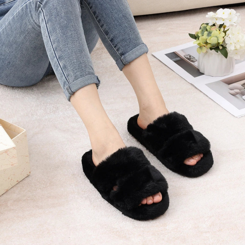 Chaussons Confort en Fourrure - Calmosa