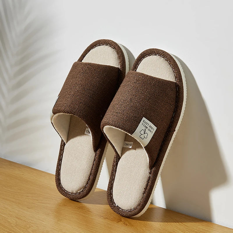 Linen Slippers - Calmade