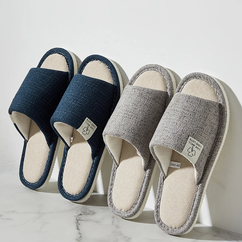Linen Slippers - Calmade