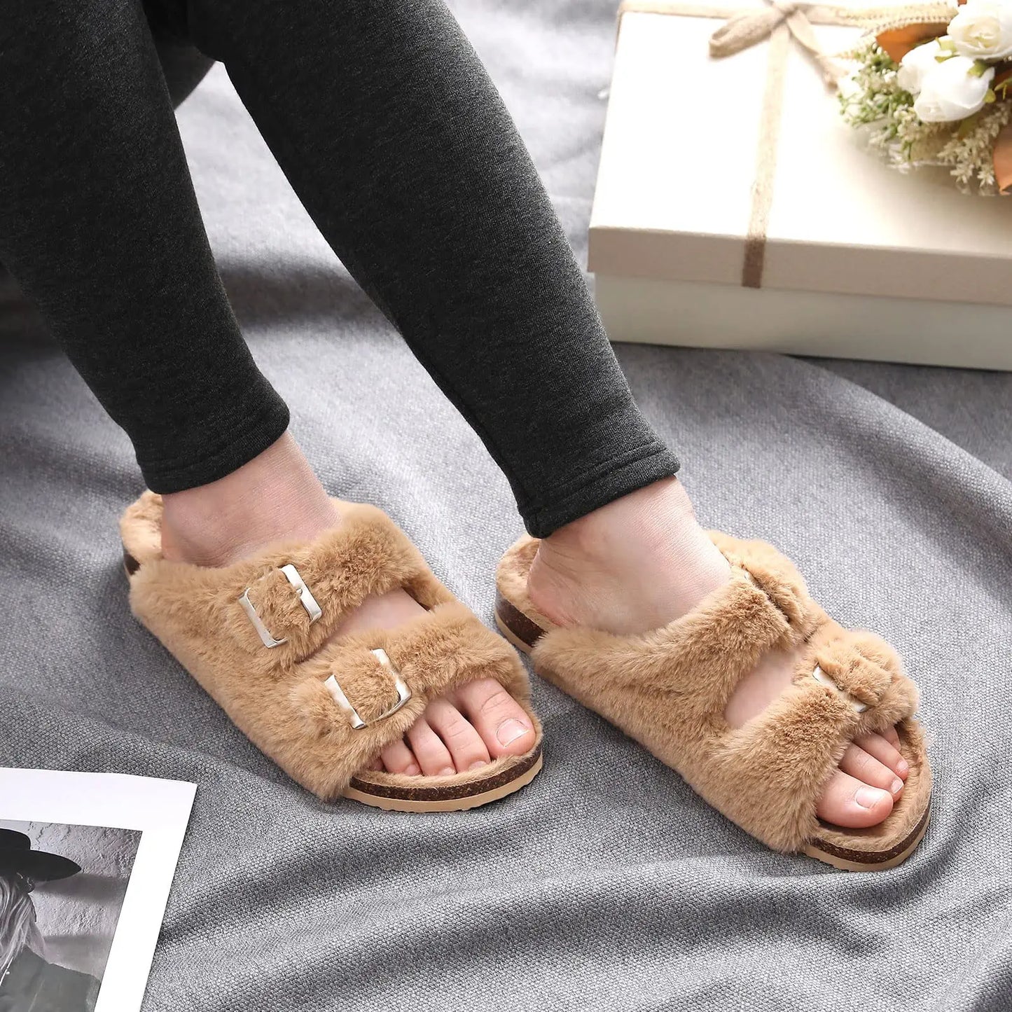 Chaussons Ouverts à Double Boucle - Calmira