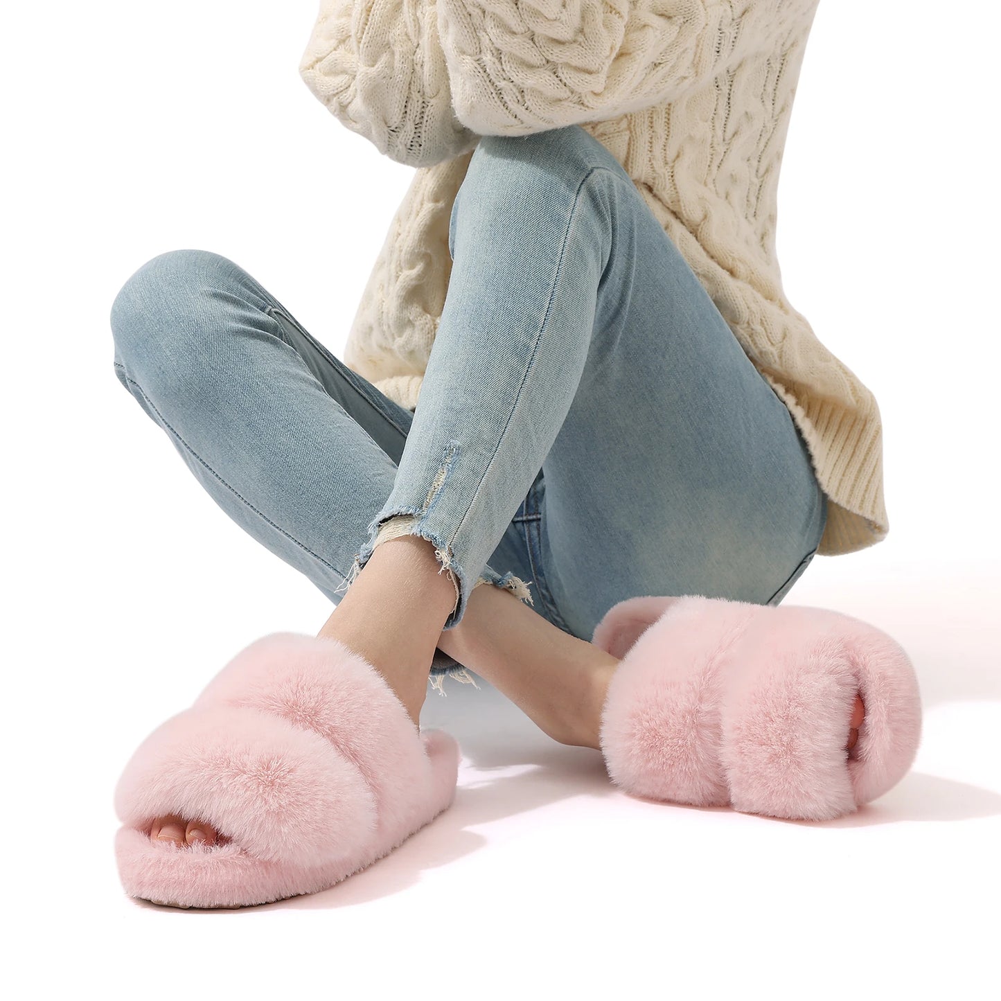 Chaussons Confort en Fourrure - Calmosa