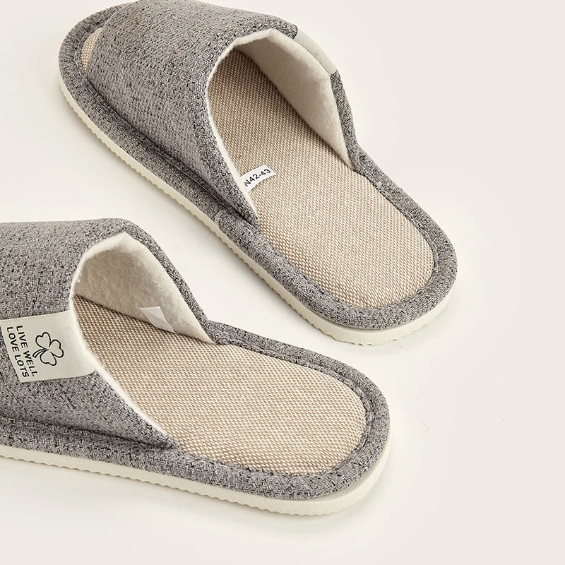 Linen Slippers - Calmade