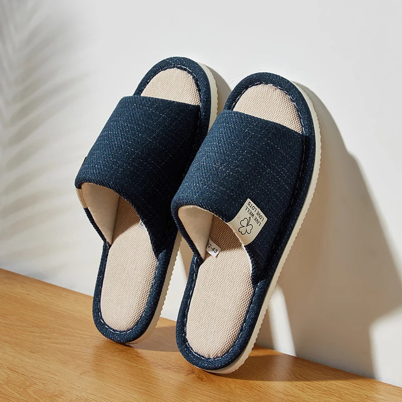 Linen Slippers - Calmade
