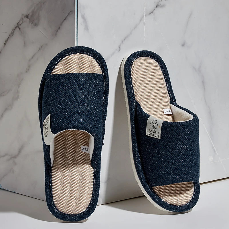 Linen Slippers - Calmade