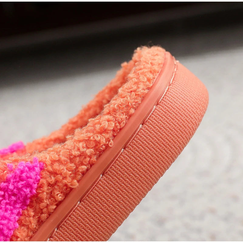 Chaussons Confort Calmero – Rayé Léopard