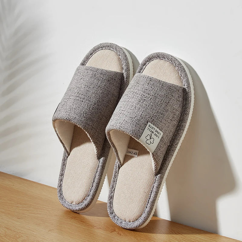 Linen Slippers - Calmade