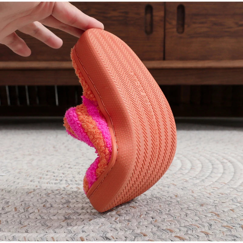Chaussons Confort Calmero – Rayé Léopard