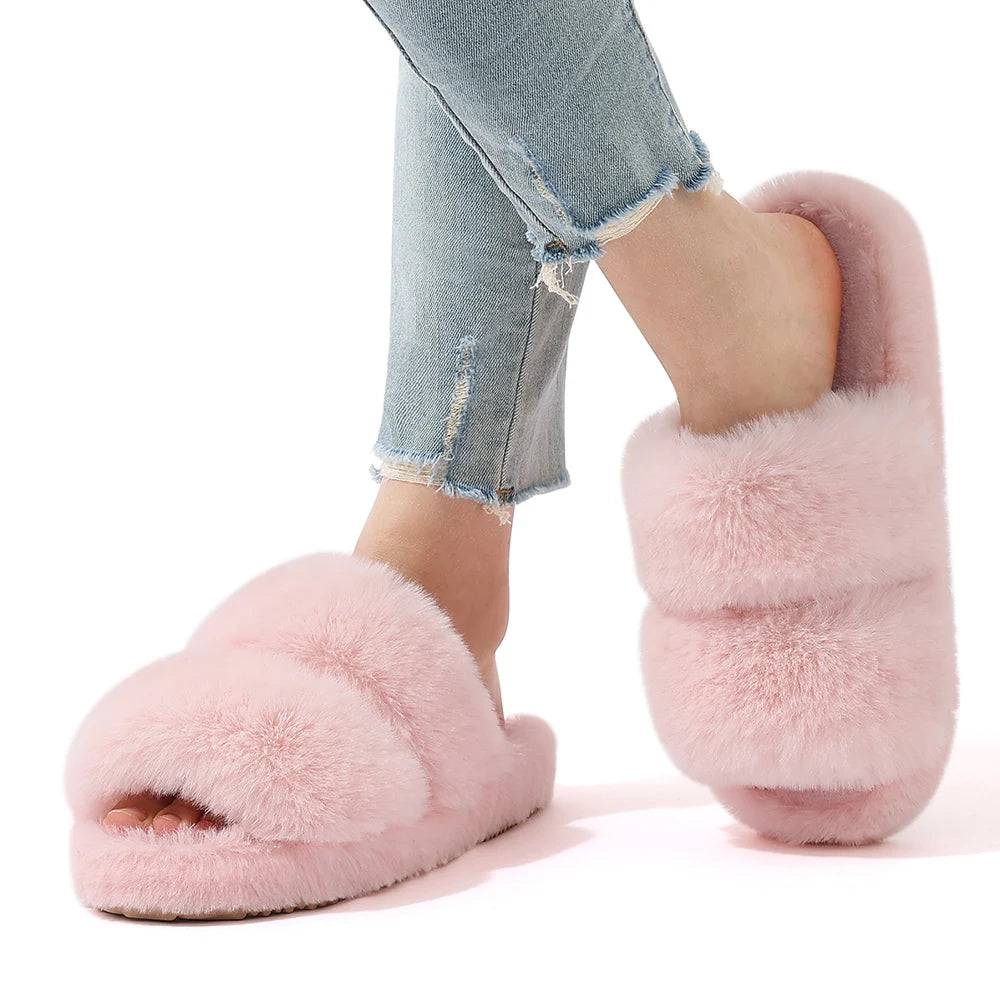 Chaussons Confort en Fourrure - Calmosa