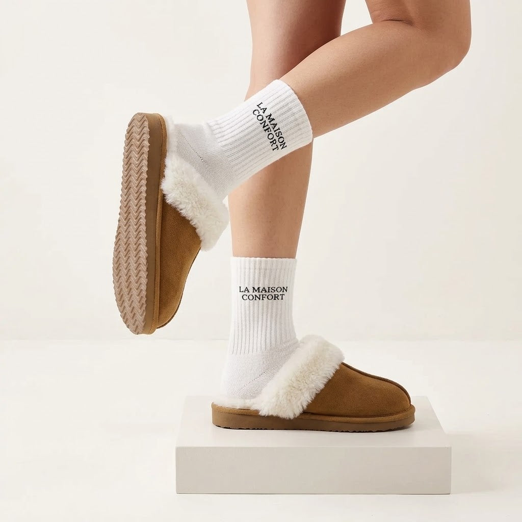 Chaussons Femme Fourrés - Calméa