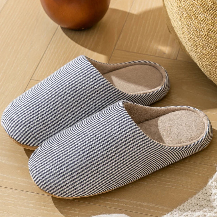 Chaussons Minimalistes Rayés - Calmio