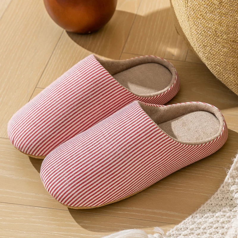 Chaussons Minimalistes Rayés - Calmio
