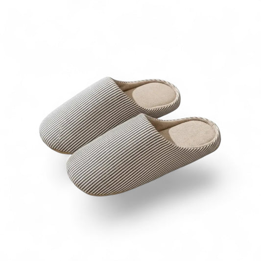 Chaussons Minimalistes Rayés - Calmio