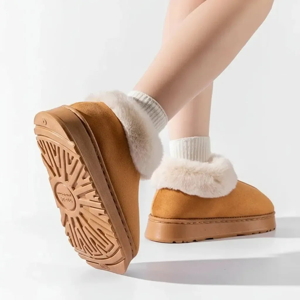 Chaussons Bottes Fourrés Femme - Calita