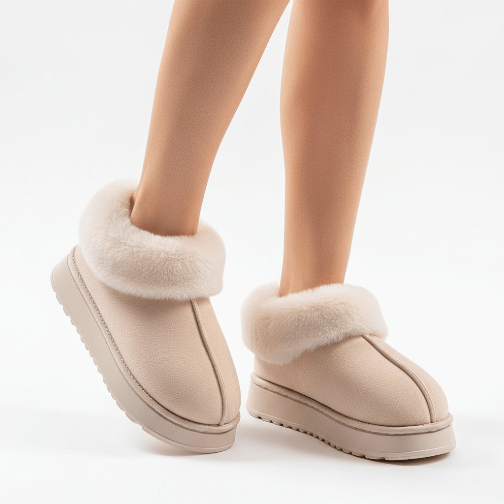 Chaussons Bottes Fourrés Femme - Calita