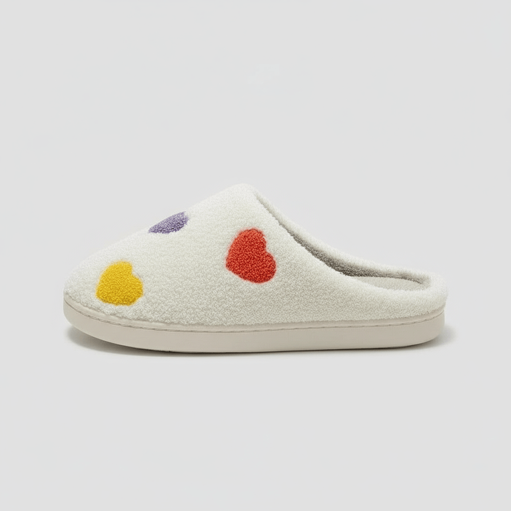 Chaussons Confort Calmero – Petit Cœur