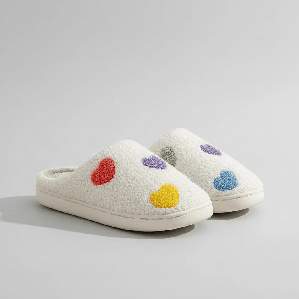 Chaussons Confort Calmero – Petit Cœur