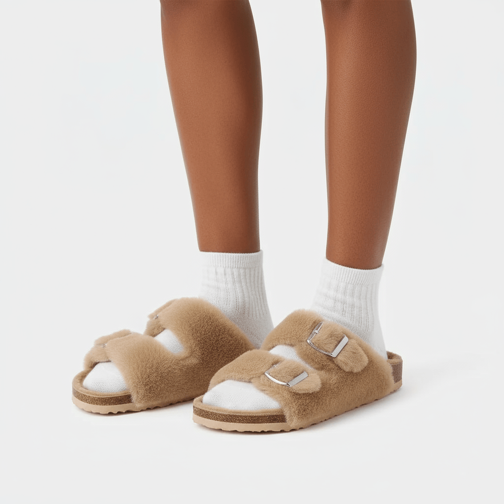 Chaussons Ouverts à Double Boucle - Calmira