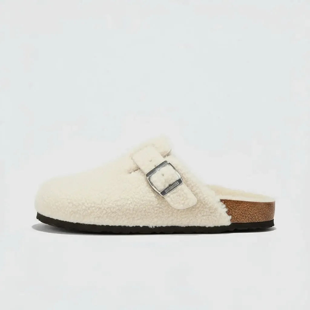Mules Sabots Calmine – Laine Bouclée