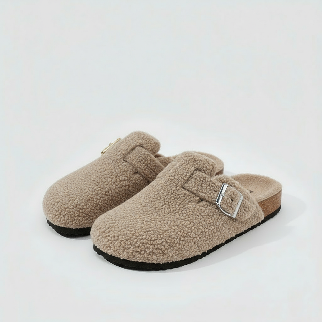 Mules Sabots Calmine – Laine Bouclée