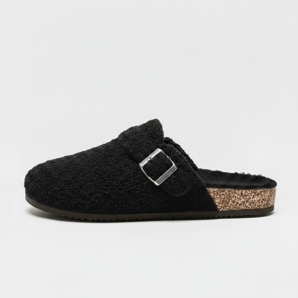 Mules Sabots Calmine – Laine Bouclée