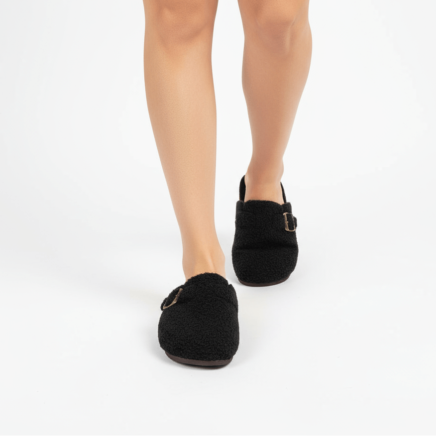 Mules Sabots Calmine – Laine Bouclée