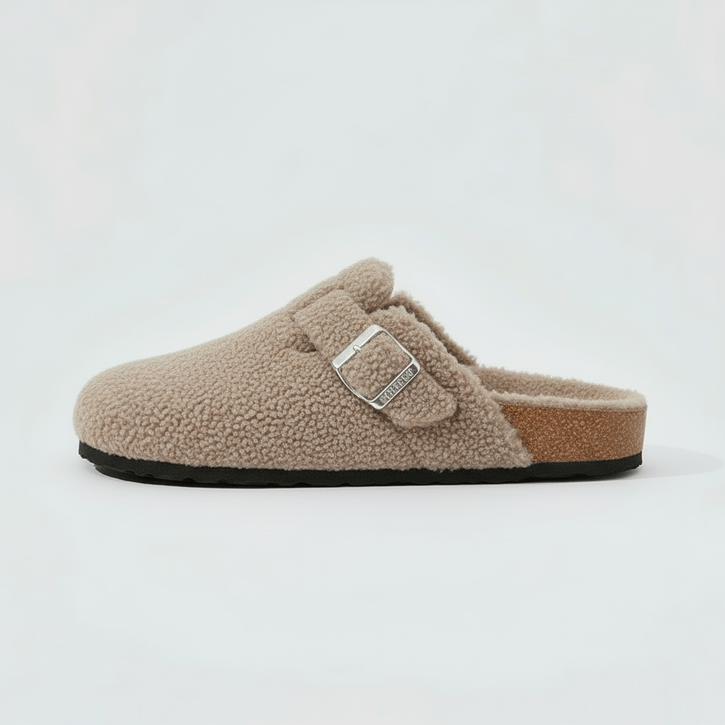 Mules Sabots Calmine – Laine Bouclée
