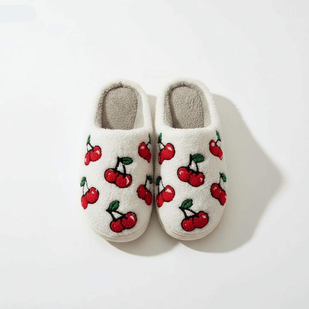 Chaussons Confort Calmero – Cerise