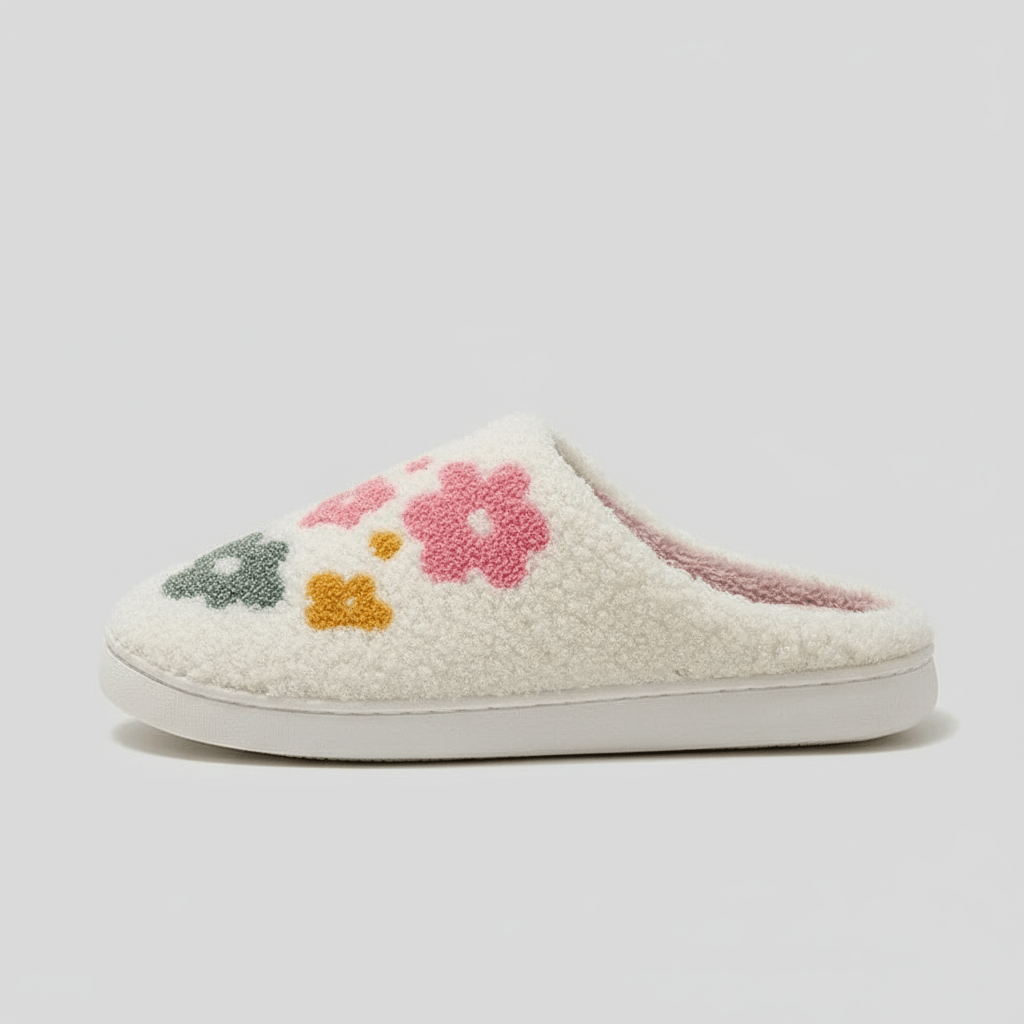Chaussons Confort Calmero – Fleurs