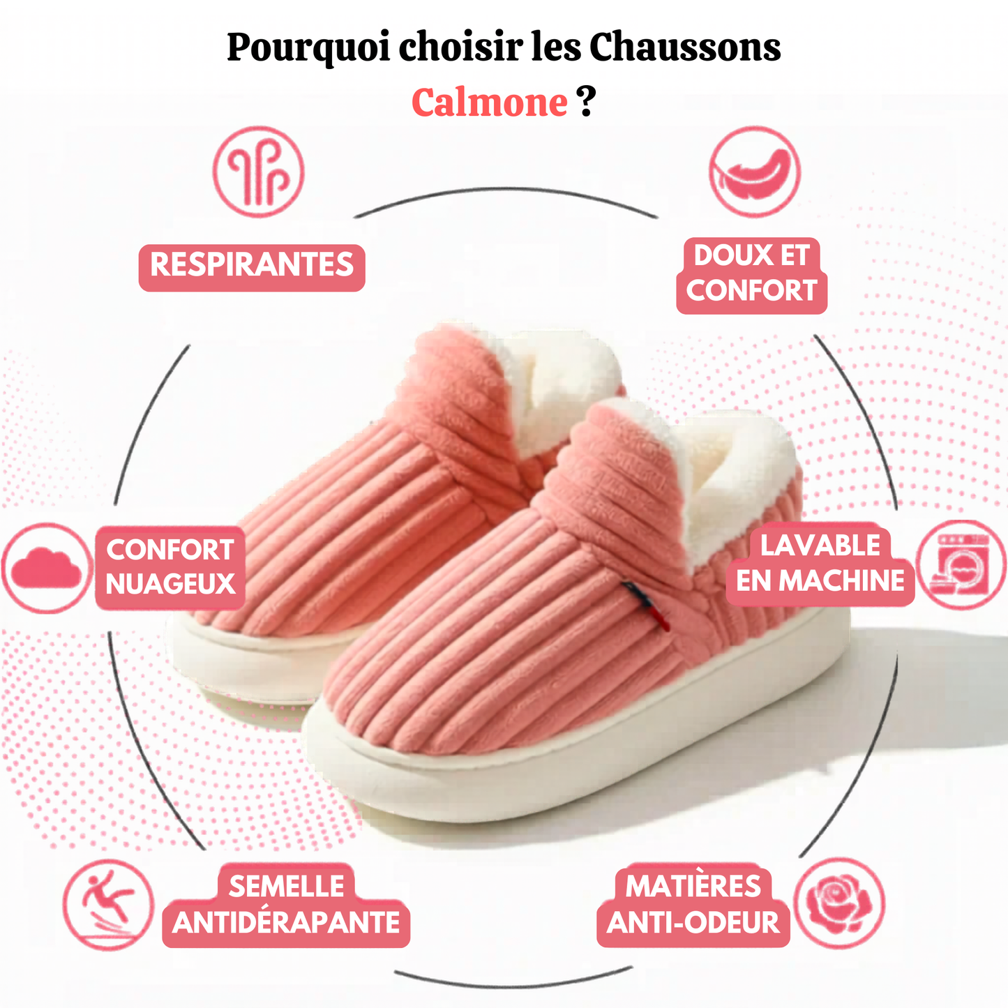 Chaussons Confort Plus - Calmone